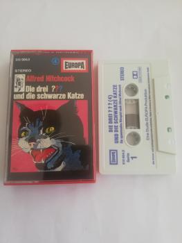 Die Drei Fragezeichen Folge 4 und die schwarze Katze Weiß mit Blauen Druck 515904.9 Europa
